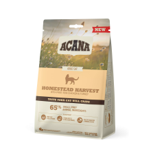 ACANA CAT HOMESTEAD HARVEST 0,34 кг/курица+индейка/ низкозерновой корм для кошек  0,34 кг 