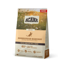 ACANA CAT HOMESTEAD HARVEST 1,8кг/курица+индейка/ низкозерновой корм для кошек 1,8 кг