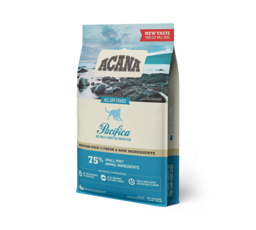 ACANA CAT PACIFICA 4,5 кг /рыба/ беззерновой корм для кошек и котят 4,5 кг