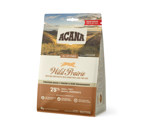 ACANA CAT WILD PRAIRIE 0,34 кг/птица+рыба/ беззерновой корм для кошек и котят 0,34 кг