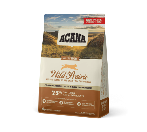 ACANA CAT WILD PRAIRIE 1,8 кг /птица+рыба/ беззерновой корм для кошек и котят 1,8 кг