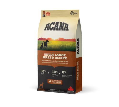 ACANA DOG ADULT LARGE BREED RECIPE 17 кг /беззерновой корм для собак крупных пород 17 кг