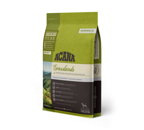 ACANA DOG GRASSLANDS 6 кг/ягненок+утка+индейка/беззерновой корм для собак 6 кг