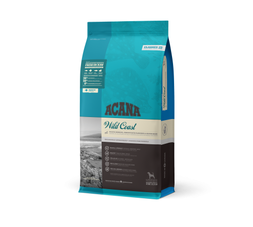ACANA DOG WILD COAST 17 кг /рыба/ низкозерновой корм для собак 17 кг /classics/
