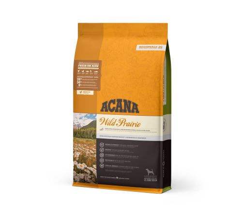 ACANA DOG WILD PRAIRIE 11,4 кг /цыпленок+индейка/ беззерновой корм для собак 11,4 кг