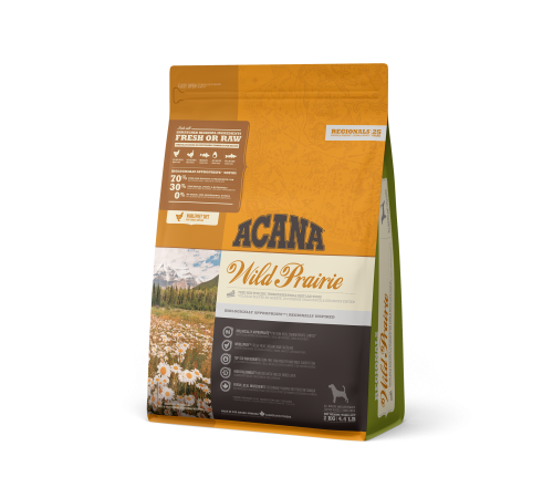 ACANA DOG WILD PRAIRIE 2 кг /цыпленок+индейка/ беззерновой корм для собак 2 кг