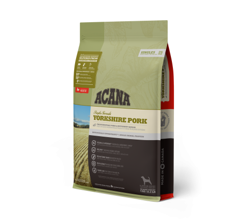 ACANA DOG YORKSHIRE PORK  6 кг /свинина/ беззерновой корм для собак 6 кг