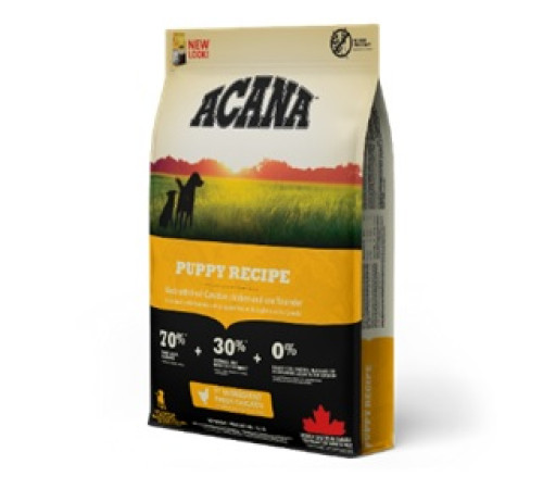 ACANA PUPPY JUNIOR 17 кг /курица+инд+камбала/беззерновой корм для щенков 17 кг