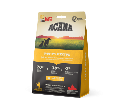 ACANA PUPPY JUNIOR  /курица+инд+камбала/беззерновой корм для щенков 0,34 кг