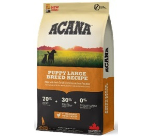 ACANA PUPPY LARGE BREED 17 кг /беззерновой корм для щенков крупных пород 17 кг
