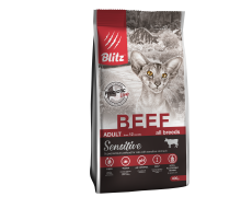 BLITZ ADULT CATS BEEF /говядина/ Полнорационный корм для кошек 0,4 кг