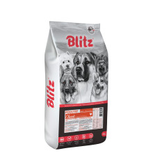 BLITZ ADULT DOG POULTRY/домашняя птица/ Полнорационный корм для собак 15 кг