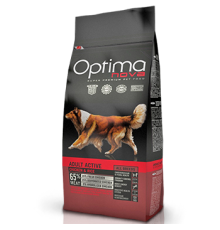 OPTIMANOVA  Adult Active Chicken&Rice 12 kg /курица+рис/Полнорационный корм для активных собак 12 кг