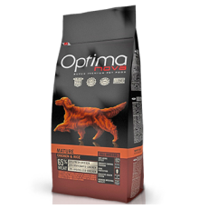 OPTIMANOVA Adult Mature Chicken&Rice 12 kg /курица+рис/Полнорационный корм для пожилых собак старше 7 лет 12 кг