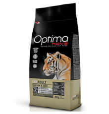 OPTIMANOVA Cat Adult Chicken&Rice 8 kg/курица+рис/ Полнорационный корм для кошек 8 кг                    