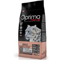 OPTIMANOVA Cat Adult Grain Free Salmon&Potato 8 kg /лосось+картофель/ Беззерновой корм для кошек 8 кг