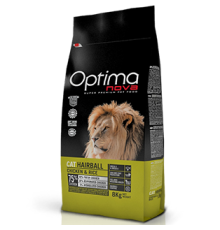 OPTIMANOVA Cat Adult Hairball Chicken&Rice 8 kg  /курица+рис/ Полнорационный корм для кошек выведение шерсти 8 кг