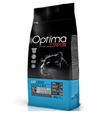 OPTIMANOVA Cat Adult Light Chicken&Rice 8 kg /курица+рис/ Полнорационный корм для кошек,склонных к избыточному весу 8 кг
