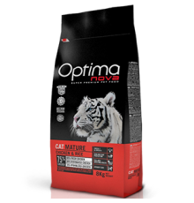 OPTIMANOVA Cat Adult Mature Chicken&Rice 2 kg /курица+рис/ Полнорационный корм для пожилых кошек старше 7 лет 2 кг