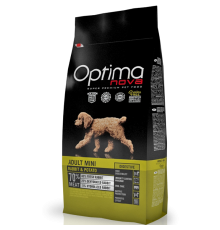 OPTIMANOVA Grain Free Adult Mini Rabbit&Potato 8 kg /кролик+картофель/ Беззерновой корм для собак мелких пород с чувствит пищеварением 8 кг