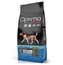 OPTIMANOVA Puppy Medium Chicken&Rice 2 kg /курица+рис/Полнорационный корм для щенков средних пород 2 кг