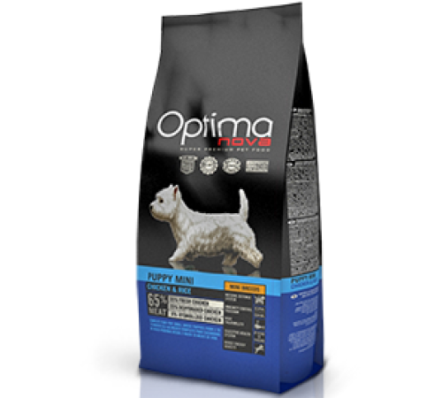 OPTIMANOVA Puppy Mini Chicken&Rice 2 kg /курица+рис/Полнорационный корм для щенков мелких пород 2 кг