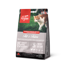 ORIJEN CAT FIT & TRIM 0,34кг/курица+индейка+рыба/ беззерновой корм для взрослых кошек, склонных к полноте 0,34 кг