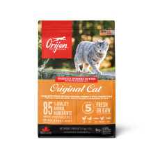 ORIJEN CAT ORIGINAL 1,8 кг/курица+индейка+рыба/беззерновой корм для кошек и котят 1,8 кг