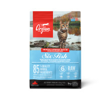 ORIJEN CAT SIX FISH 1,8кг/рыба/ беззерновой корм для кошек и котят 1,8 кг