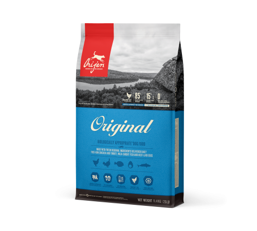 ORIJEN DOG ORIGINAL 17кг /курица+индейка+рыба/беззерновой  корм для собак 17 кг
