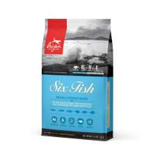 ORIJEN DOG SIX FISH  11,4кг/рыба/ беззерновой корм для собак 11,4 кг